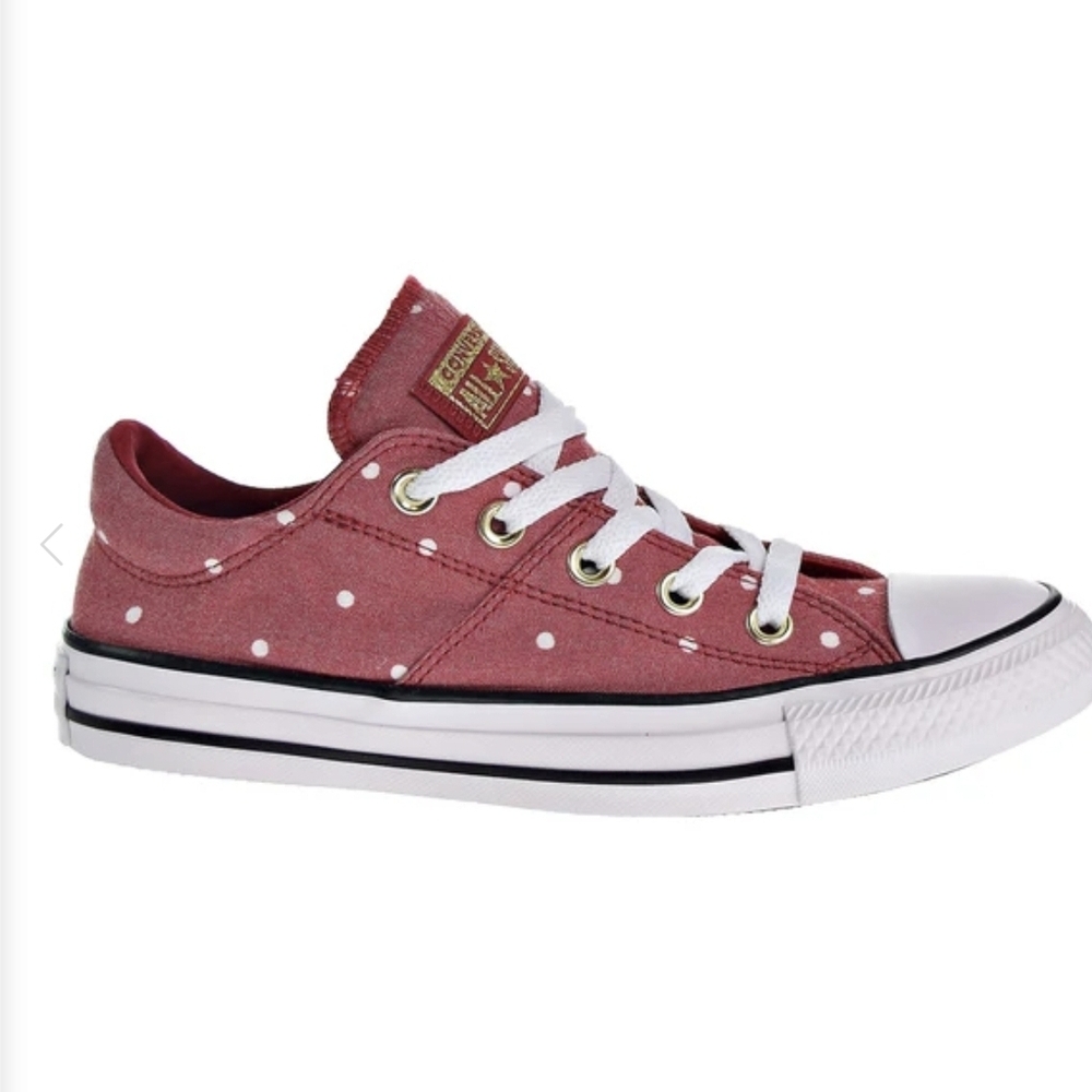 Converse Red Polka Dot Sneakers